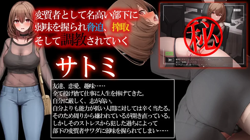 [RPG/巨乳/SM] 绝密 废柴上司养成全记录 マル秘 冴えない上司育成の全記録 ~ AI汉化版+自带全回想解放-forcegame资源