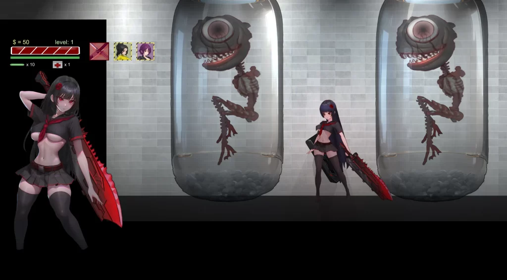 暗所恐惧症(1+2)Nyctophobia【PC/日系ACT/Live2D/神作/战斗/猎奇/异种/幻想/重口/动态/官方中文】-forcegame资源